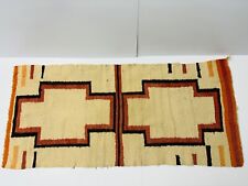 Early Navajo Beautiful Handmade Native American Indian Rug 40x20 Inches picture