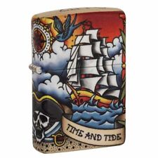 Zippo Nautical Tattoo Design 540 Color Windproof Pocket Lighter, 49532 picture