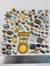 Collection Lot Vintage + Antique Fraternal Pins Jewelry and Memorabilia - Q7 picture