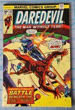 DAREDEVIL 132 (1976) 30 CENT VARIANT - VF- 7.5 OW PAGES, 2ND APP BULLSEYE picture