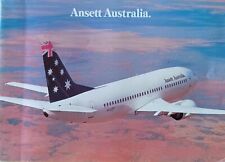 ANSETT Australia Pictorial History Booklet, 36 Pages, Route Map, Aircraft picture