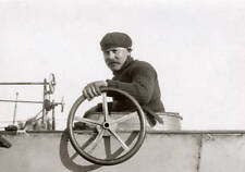 Rene Thomas - Aviation Pioneer 1910 Old Illustration Photo picture