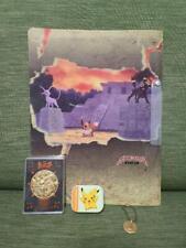 Pokemon card file medal commemorative goods Pikachu #1a7b45 picture