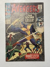 The Avengers #34 Marvel Comics  1966 VG/FN condition 1st Living Laser picture
