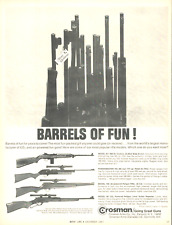 1967 CROSMAN BB Pellet rifle gun PRINT AD CO2 target practice toy picture