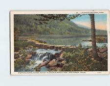 Postcard Stepping Stones Lafayette National Park Bar Harbor Maine USA picture