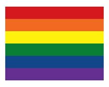 LGBTQ~Gay Pride Rainbow Flag Car/Refrigerator Magnet~4