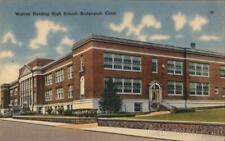 Bridgeport,CT Warren Harding High School Fairfield County Connecticut Postcard picture