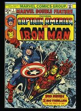 Marvel Double Feature (1973) #1 NM 9.4 Captain America Iron Man Marvel 1973 picture