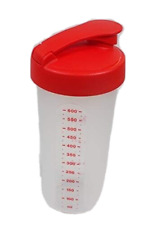 NEW Tupperware Quick Shake Container 20oz Chili Red Mixer Protein Gravy Maker picture