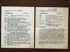 1942 JUNE 6-8th WWII OFFICIAL BATTLE OF MIDWAY ACTION REPORT FROM USS ENTERPRISE picture