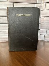 Rare Vintage Holy Bible Illustrated 1950’s With Concise Helps Oxford Leather picture