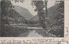 Postcard On the Upper Delaware Dingmans PA 1908 picture
