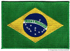 BRAZIL FLAG PATCH BRASIL SOCCER FUTBOL EMBLEM embroidered iron-on RIO DE JANEIRO picture