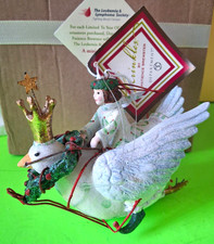 D56 Patience Brewster Krinkles 2007 Leukemia Lymphoma Ornament WINGS OF A DOVE picture