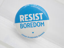 Resist Boredom Vintage Button picture
