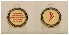 Behavior Teaching Society E.D. Nixon Flame Challenge Coin 4#F picture