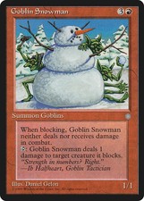 Goblin Snowman [Ice Age] Magic MTG picture
