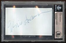 Gloria Swanson d1983 signed autograph 2x3 cut Actress in Sunset Boulevard BAS picture