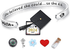 2024 Unique Graduation Gifts for Her-Graduation Cap Box-Adjustable Bracelet for  picture