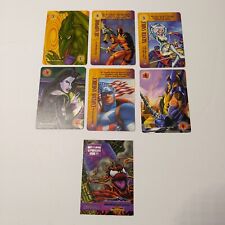 1995 Marvel OverPower Trading Card Game Lot of 7 picture