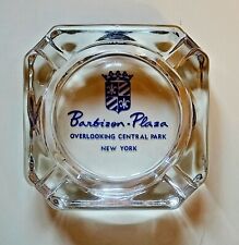 Barbizon Plaza New York Central Park Ashtray Vintage Glass  picture