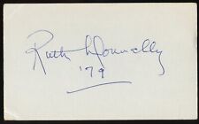 Ruth Donnelly d1982 signed autograph auto 3x5 Cut American Film & Stage Actress picture