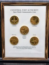 5 Canaveral Port Authority Maiden Launch Commemorative Medallions Coins NASA picture