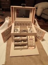 #245 Vintage Junk Drawer Treasure Lot Jewelry box,925 Silver Ring,costume Jewele picture
