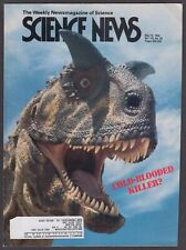 SCIENCE NEWS Carnotaurus Nicotine HIV Nuclear Waste Beta-Carotene 5/14 1994 picture