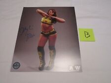 Pro Wrestling Crate Signed Autograph 8X10 Photo Print Kylie Rae AEW B Damaged picture