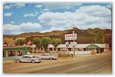1966 Sands Motor Hotel Cars Roadside Salida Colorado CO Posed Vintage Postcard picture