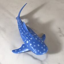 BLUE SPOTTED WHALE SHARK FIGURINE TOY CIRCA 2010 picture