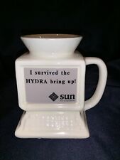 SUN Microsystems Computer Shaped Mug “I Survived The HYDRA bring Up” Rare picture