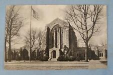 Washington Memorial Chapel Exterior With Flag Valley Forge PA Used Postcard (O) picture