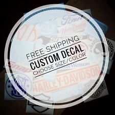 CUSTOM Vinyl Decal - Any Logo Sticker - Car Truck Motorcycle SUV - Wall Window picture