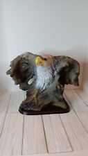 American Bald Eagle Figurine Statue Mantle Table Decor Realistic Resin 10