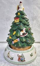 Spode Annual Christmas Tree Musical Centerpiece Rotating Bottom - 11
