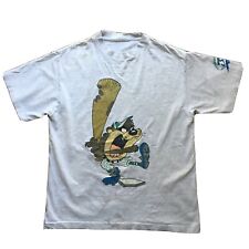 Vintage 1991 TAZ Warner Bros Acme Looney Tunes Sluggers Baseball T-shirt Large picture