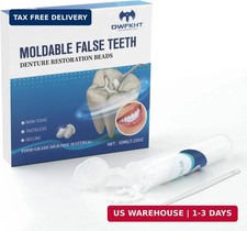 Tooth Repair Kit, Moldable False Teeth, Tooth Replacement Missing Teeth, Teeth F picture