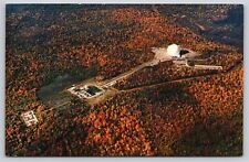 Postcard ME Andover Earth Station Comsat Communications Aerial View picture