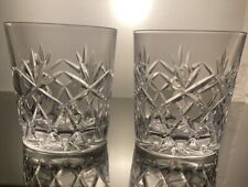 2 Crystal Whiskey Whisky Glasses Tumblers (300ml) picture