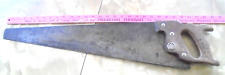 Antique  SUPERIOR WARRANTED,  Hand Saw. 29 1/2” OAL picture