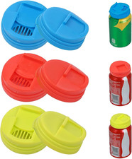 6-Pack Leakproof Soda Can Lids - Reusable Splash Cap for Carbonated Drinks picture