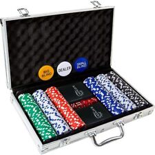 RAYWER 300 pcs Casino Chip Poker Set In Aluminum Case (11.5 Gram Chips),  picture