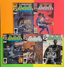 Punisher # 1 - 5 JAN-MAY 1986 Limited Series MID-HIGH-GRADE Mike Zeck Marvel 385 picture