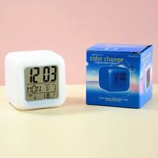 Multi-Funtional LED Glowing Digital Desktop Alarm Table Clock Color Change picture