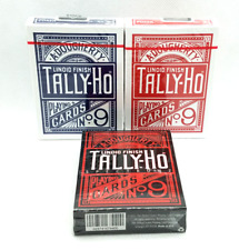 Tally-Ho Circle Back Playing Cards Red + Blue + SPECTRUM DECK picture