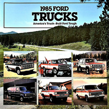 1985 FORD LIGHT DUTY TRUCK SALES BROCHURE CATALOG ~ 12 PAGES picture