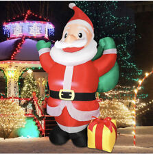 8ft Inflatable Christmas Santa Claus Led Lights picture